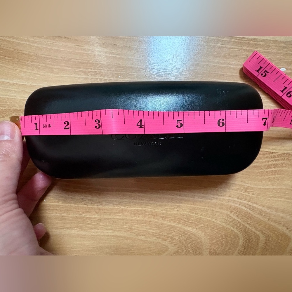 Coach Black Hard Clamshell Eyeglass Case - Picture 8 of 9